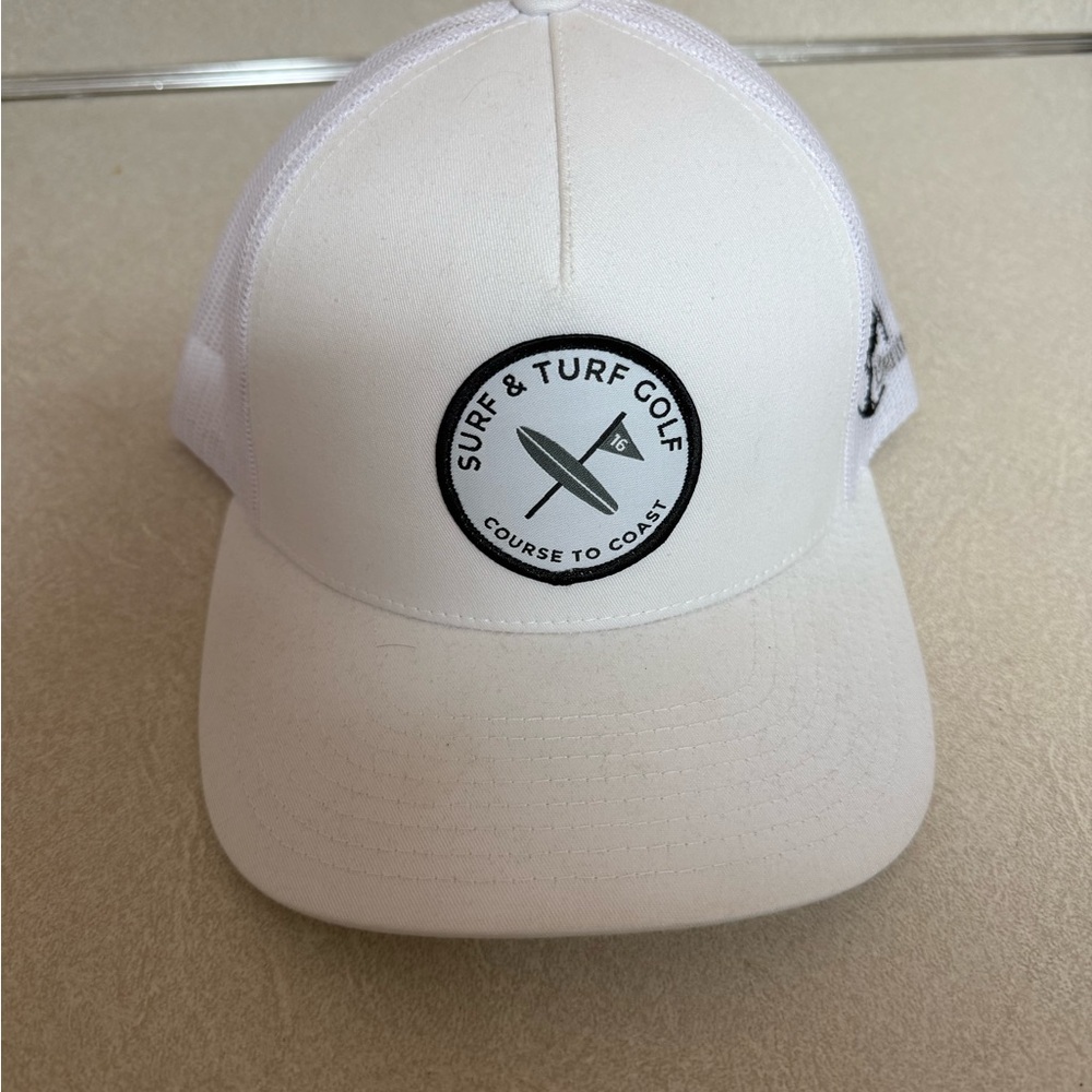 Surf & Turf Co. White Baseball Cap